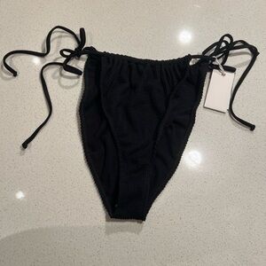 Good american black Bikini bottoms 7/8
